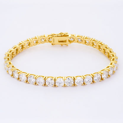 2-6mm Full Set Moissanite Girl S925 Silver Ao Advanced Design Bracelet