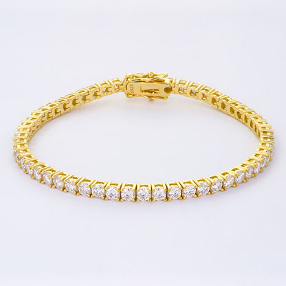 2-6mm Full Set Moissanite Girl S925 Silver Ao Advanced Design Bracelet