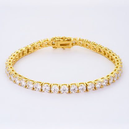2-6mm Full Set Moissanite Girl S925 Silver Ao Advanced Design Bracelet