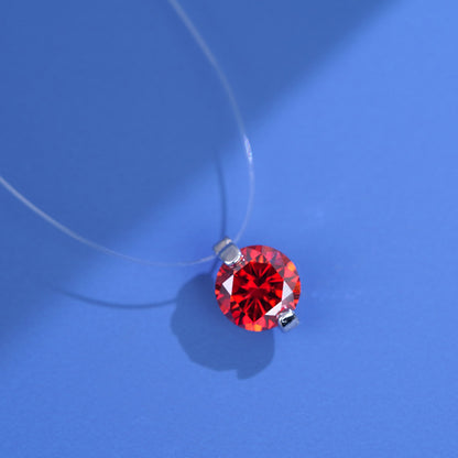 Women's Summer Fishing Line Moissanite Clavicle Chain